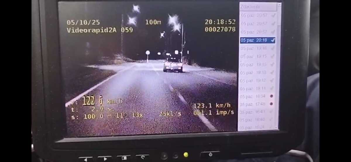 zdjęcie: screen z videorejestratora