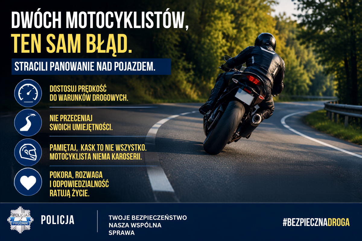 zdjęcie: plakat z motocyklistą