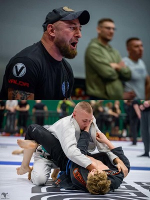 kolorowe zdjęcie walki Jiu Jitsu