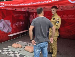 kolorowe zdjęcie z ROADPOL pierwsza pomoc